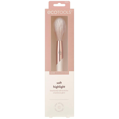 Luxe Soft Highlighter Makeup Face Powder Brush, Sheer, Luminous Glow, Premium Quality Makeup Brush, Ultra Soft, Synthetic Bristles, Eco Friendly Face Brush, Cruelty-Free, 1 Count