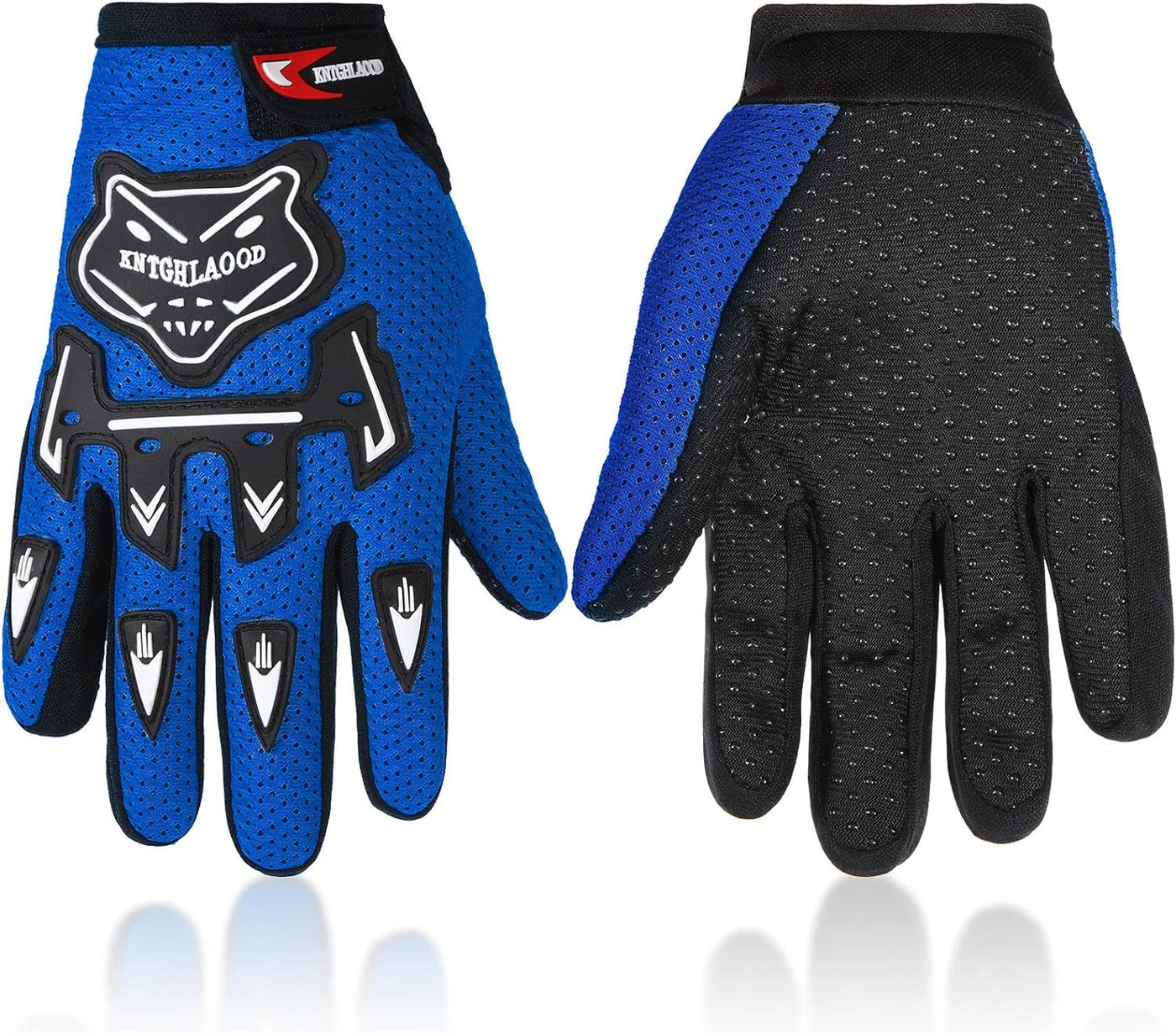 Motorcycle Racing Gloves for Winter Power Sports - Royal Blue (7.09 x 3.55 Inches)