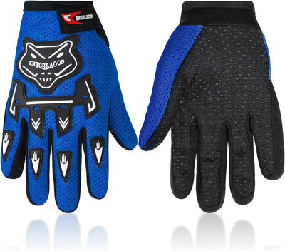 Motorcycle Racing Gloves for Winter Power Sports - Royal Blue (7.09 x 3.55 Inches)