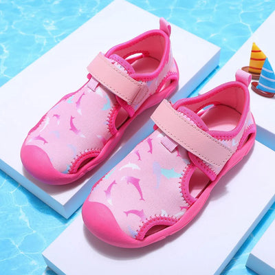 Kids Sandals Girl Children'S Fashion Comfortable Breathable Netcloth Casual Shoes Boys Water Sports Children'S Beach Shoes