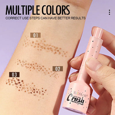 Liquid Air Cushion Freckle Stamp Pen with Five-Point Head for Natural Simulation - Waterproof and Long-Lasting Makeup