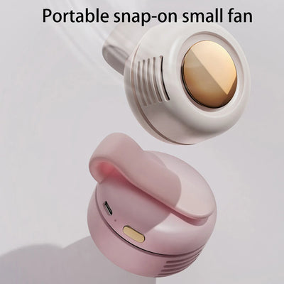 Portable USB Mini Bladeless Fan - Handheld Cooling Solution for Outdoor Use