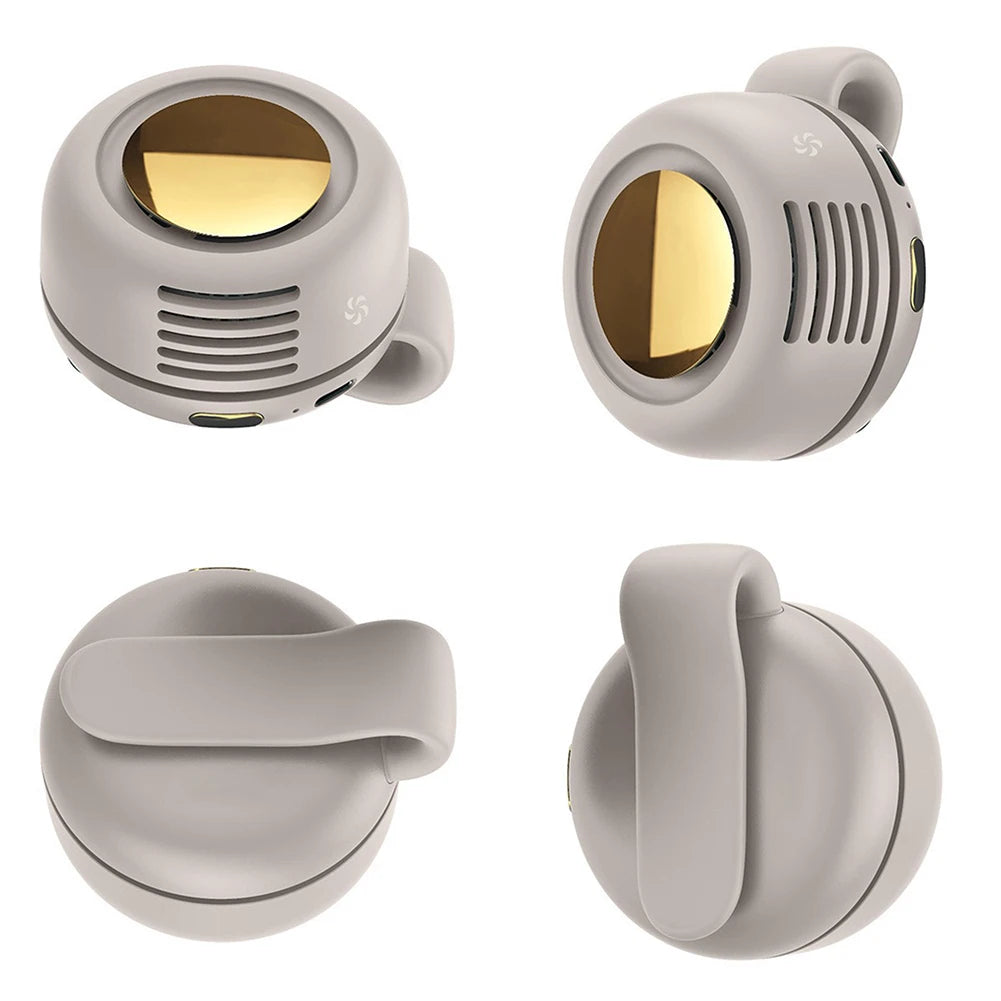 Portable USB Mini Bladeless Fan - Handheld Cooling Solution for Outdoor Use