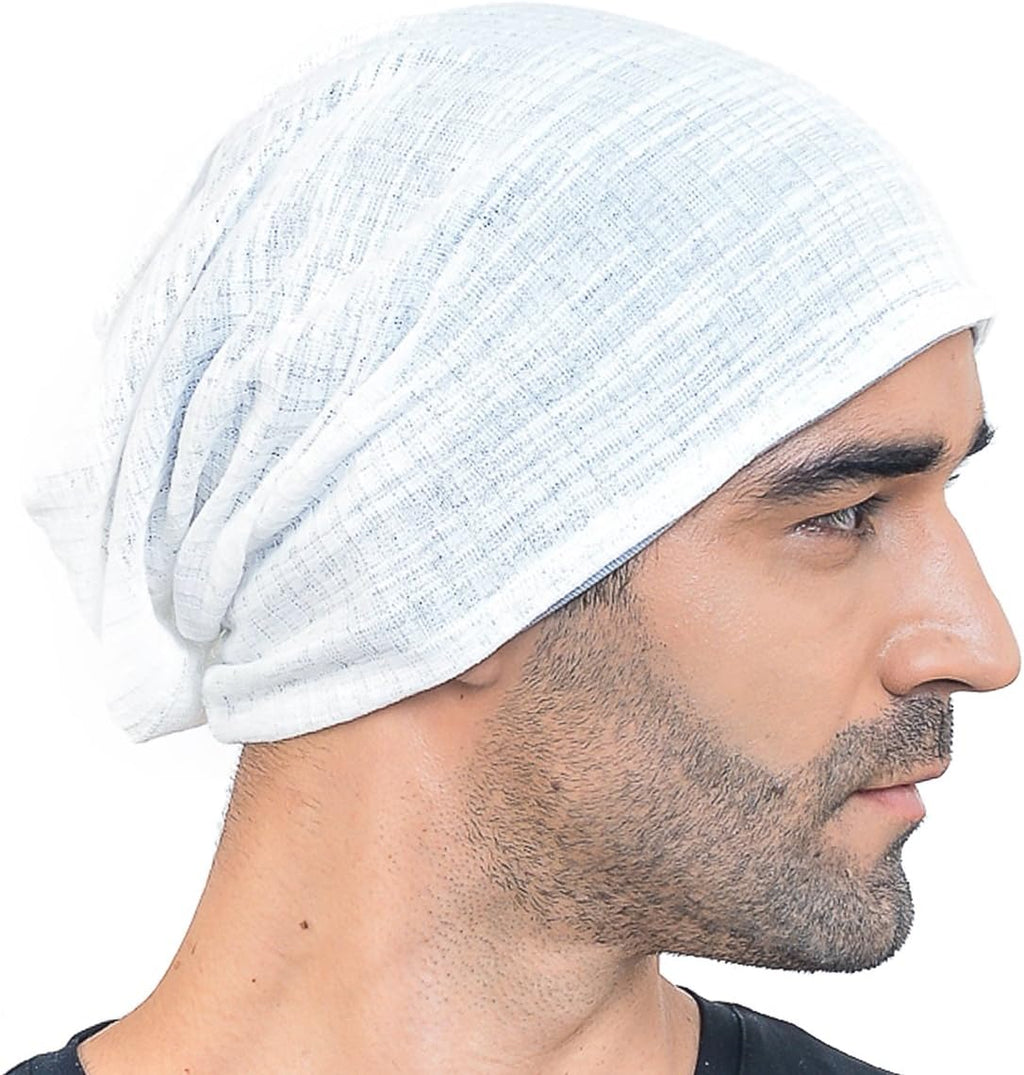 Men Slouch Hollow Beanie Thin Summer Cap Skullcap B018H