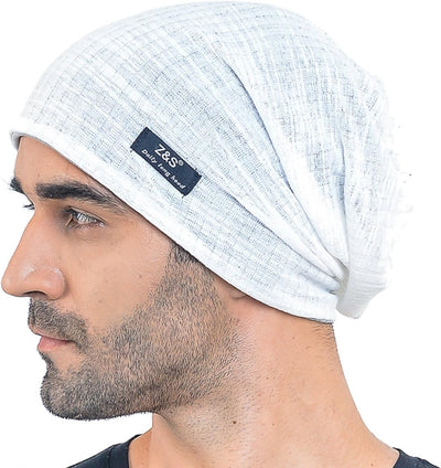 Men Slouch Hollow Beanie Thin Summer Cap Skullcap B018H