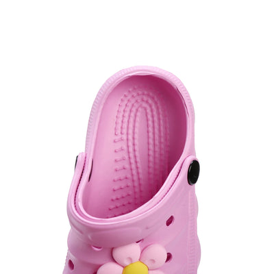 New Non-Slip Girls Sandals Garden Shoes Cute Big Flower Children Sandals Kids Slippers Beach Kids Outdoor Sandals Summer Product