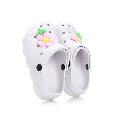 New Non-Slip Girls Sandals Garden Shoes Cute Big Flower Children Sandals Kids Slippers Beach Kids Outdoor Sandals Summer Product
