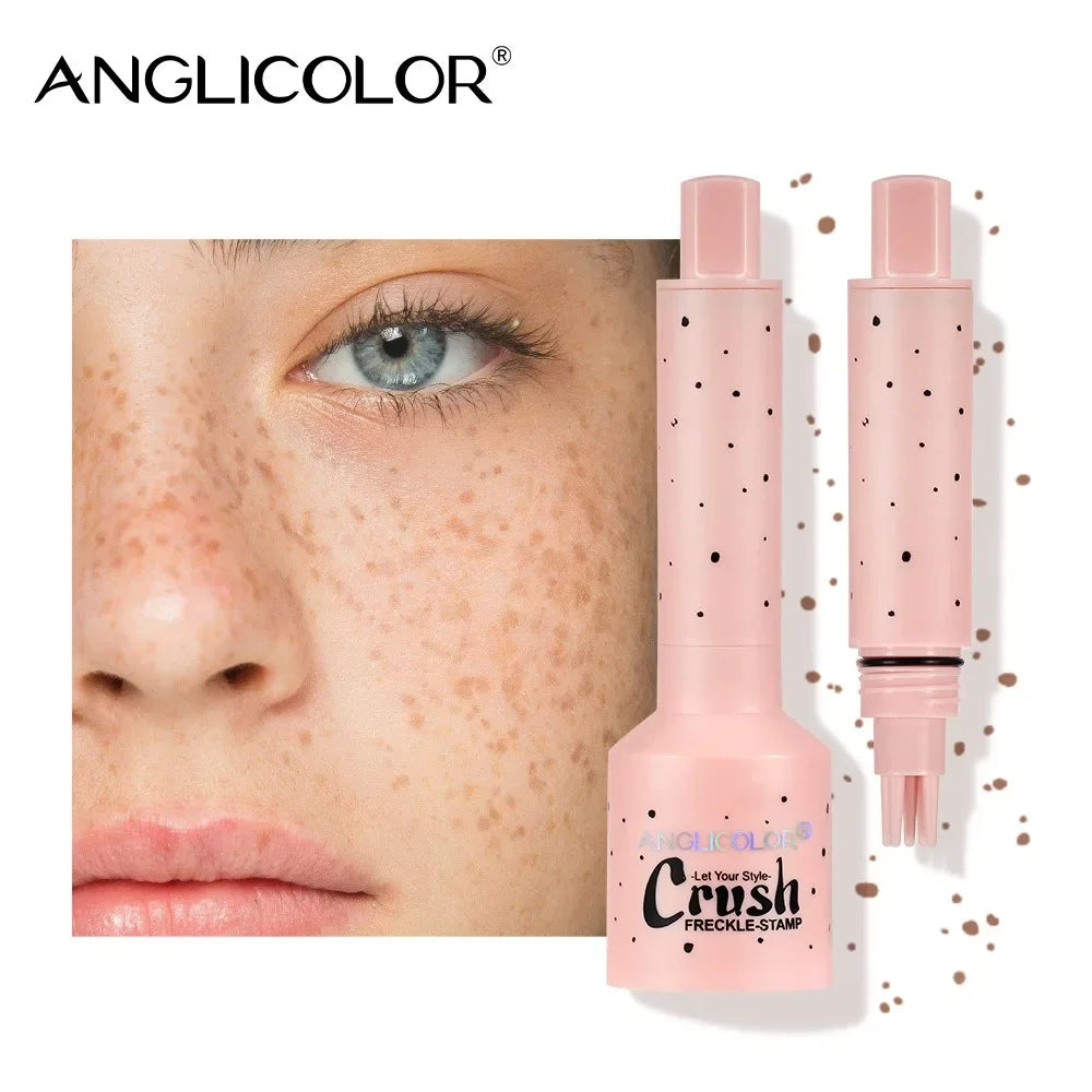 Liquid Air Cushion Freckle Stamp Pen with Five-Point Head for Natural Simulation - Waterproof and Long-Lasting Makeup