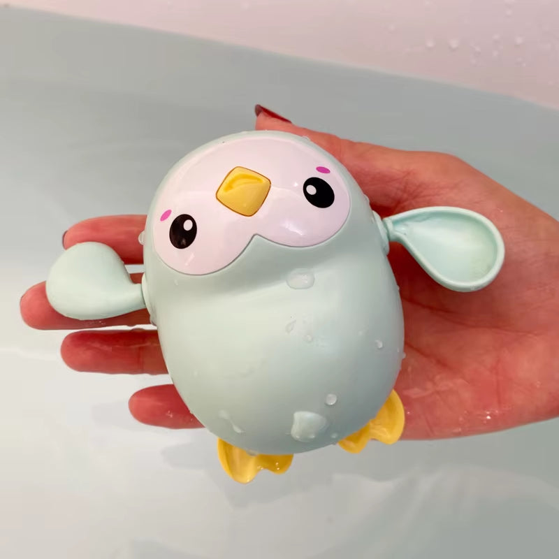 Baby Bathing Toy Kids Cute Duck Penguin Egg Water Spray Sprinkler Bathroom Sprinkling Shower Swimming Water Toys for Kids Gift