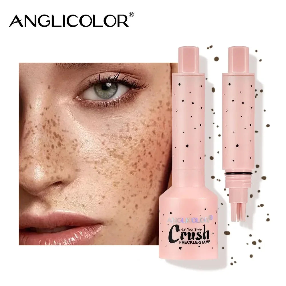Liquid Air Cushion Freckle Stamp Pen with Five-Point Head for Natural Simulation - Waterproof and Long-Lasting Makeup