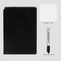 A5 Reusable Whiteboard Notebook Set with Whiteboard Pen Erasing Cloth Leather Memo Pad Weekly Planner Portable Stylish Office