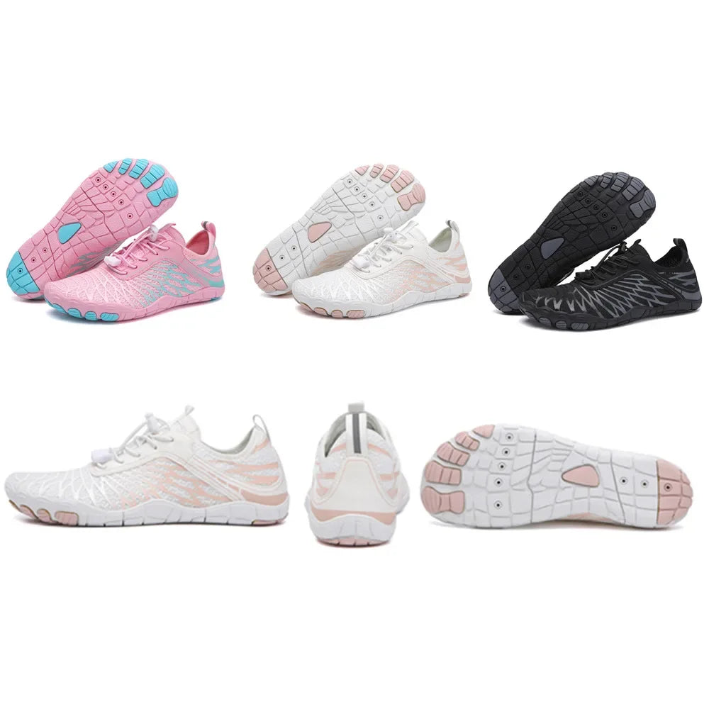 Aqua Shoes for Women Men Barefoot Water Shoes Anti-Slip Quick-Drying Outdoor Beach Upstream Wading Swimming Shoe Sneakers Unisex