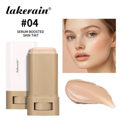 6Color Tinted Foundation Cream Stick Waterproof Lasting Oil-Control Cover Acne Makeup Smooth Moisturize Concealer Serum Balm