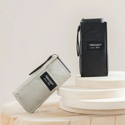 Sun Flat Mini Umbrella UV Protection 210G Ultralight Folding Pocket Umbrellas Rain Women Windproof 6 Ribs Umbrella Clear Parasol