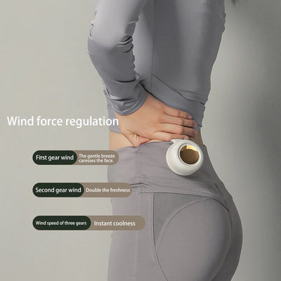 Portable USB Mini Bladeless Fan - Handheld Cooling Solution for Outdoor Use