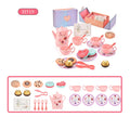 7 Afternoon Tea Sets Kid Pretend Play Toys Girls Play House Kitchen Food for Children Party/Picnic Gift Simulation Cup Cake