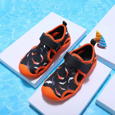 Kids Sandals Girl Children'S Fashion Comfortable Breathable Netcloth Casual Shoes Boys Water Sports Children'S Beach Shoes