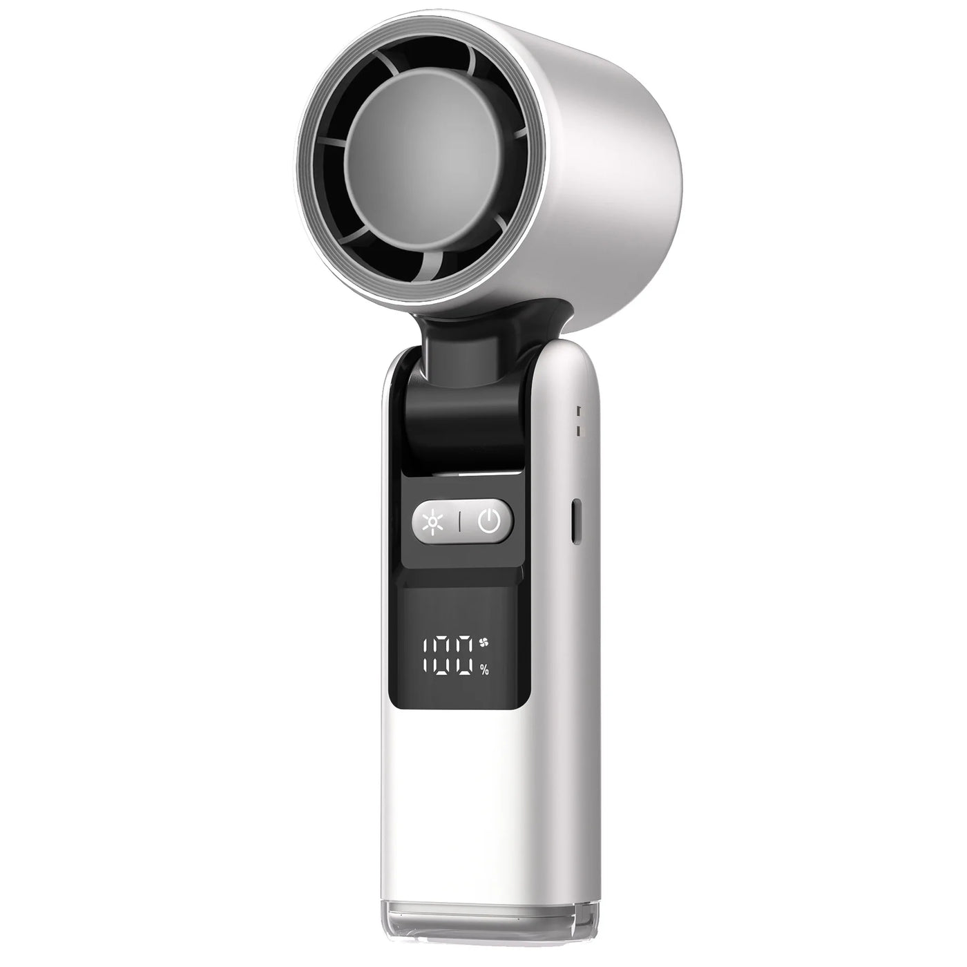 100 Turbos Chilled Ice Sensation Cold Fan Super Mini Turbo Speed Fan USB Powered Digital Display for Outdoor Camping Office Dorm