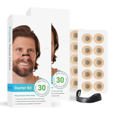 30Days Box Nasal Breathing Dilators Kits Magnetic Nose Clip Strips Increase Sports Air Intake Improve Sleeping anti Snoring