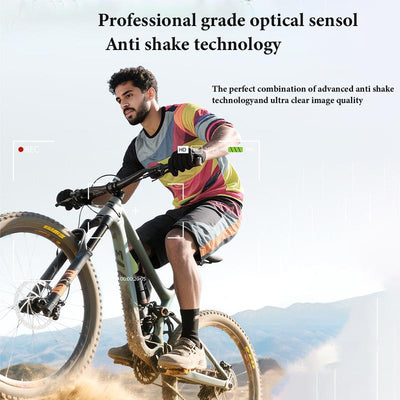 Alano World Touch-Control Smart Glasses with HD Cameras, Bluetooth Voice Communication, Lightweight Design, Dual Interchangeable Lenses, Day/Night Switch, and Surround Sound Speakers